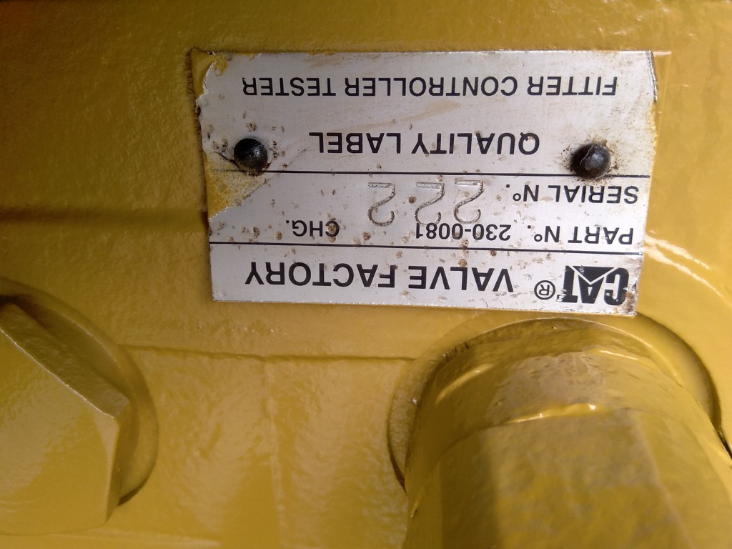 Caterpillar 2300081 - 1655623 - Hydraulische klep voor Bouwmachine: afbeelding 1 Caterpillar 2300081 - 1655623 - Hydraulische klep voor Bouwmachine: afbeelding 1