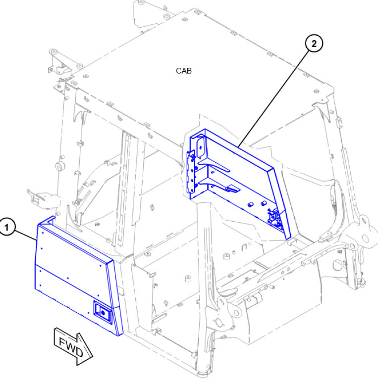Caterpillar 5113162 - Deur en onderdelen voor Bouwmachine: afbeelding 1 Caterpillar 5113162 - Deur en onderdelen voor Bouwmachine: afbeelding 1