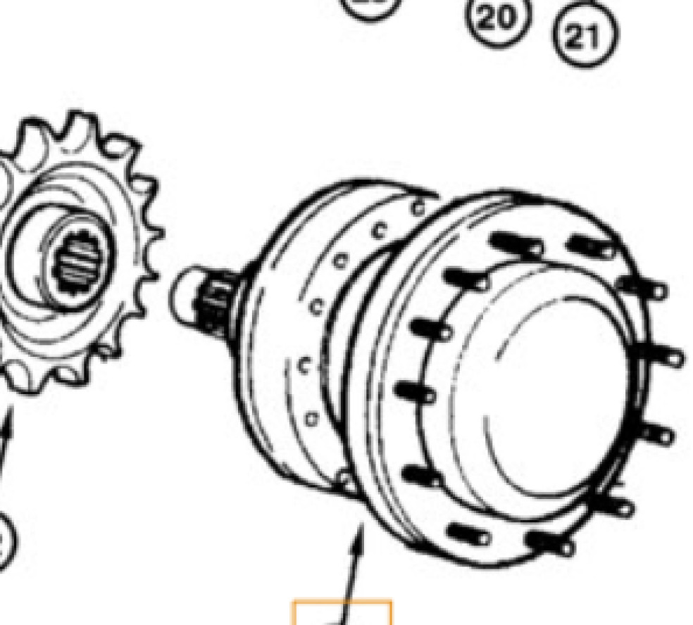 New Holland 75251577 - 75251694 - Eindaandrijving voor Landbouwmachine: afbeelding 1 New Holland 75251577 - 75251694 - Eindaandrijving voor Landbouwmachine: afbeelding 1