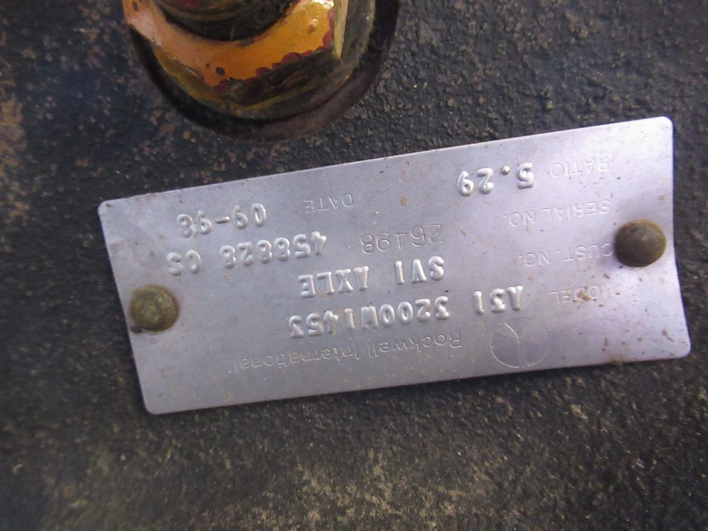 Rockwell SVI AXLE - APRC3805W4H120329 - Vooras voor Bouwmachine: afbeelding 2 Rockwell SVI AXLE - APRC3805W4H120329 - Vooras voor Bouwmachine: afbeelding 2