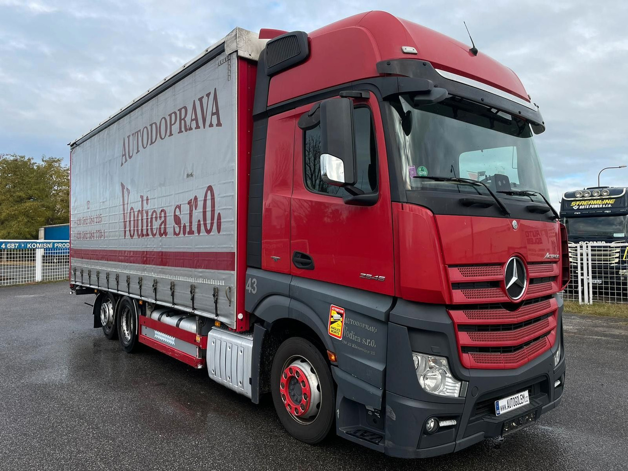 Mercedes-Benz Actros 2545 - Schuifzeilen vrachtwagen: afbeelding 2 Mercedes-Benz Actros 2545 - Schuifzeilen vrachtwagen: afbeelding 2