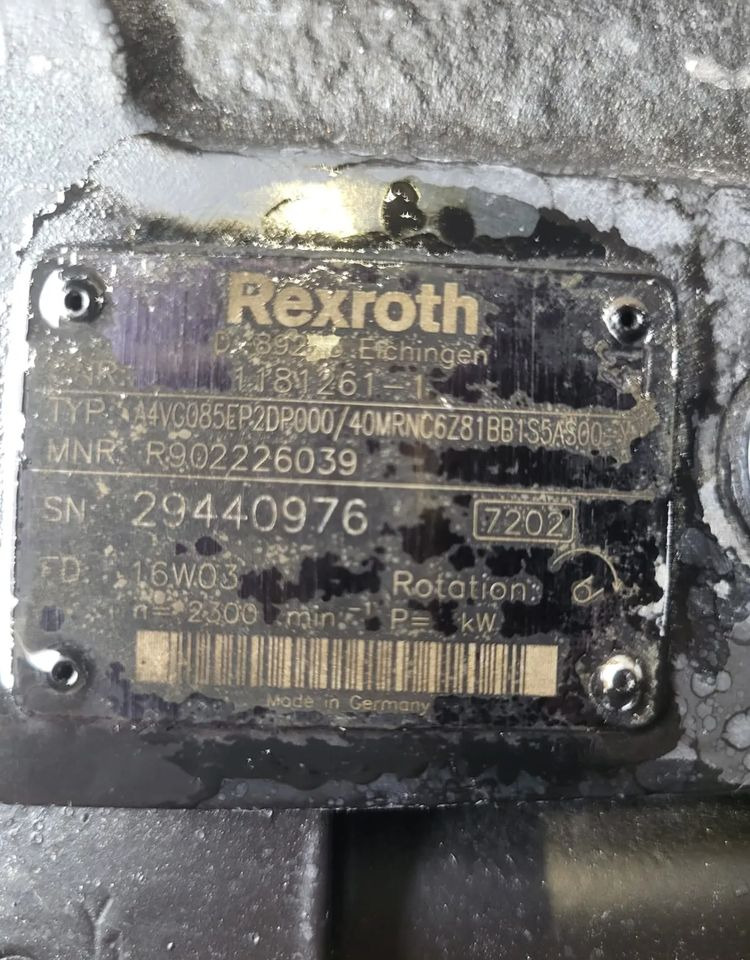 POMPA REXROTH A4VG085EP2DP000/40MRNC6Z81BB1BB1S5AS00 - Onderdelen: afbeelding 2 POMPA REXROTH A4VG085EP2DP000/40MRNC6Z81BB1BB1S5AS00 - Onderdelen: afbeelding 2