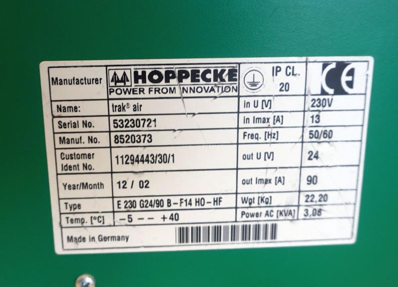 HOPPECKE Trac basic 24V 90A - Batterij: afbeelding 5 HOPPECKE Trac basic 24V 90A - Batterij: afbeelding 5