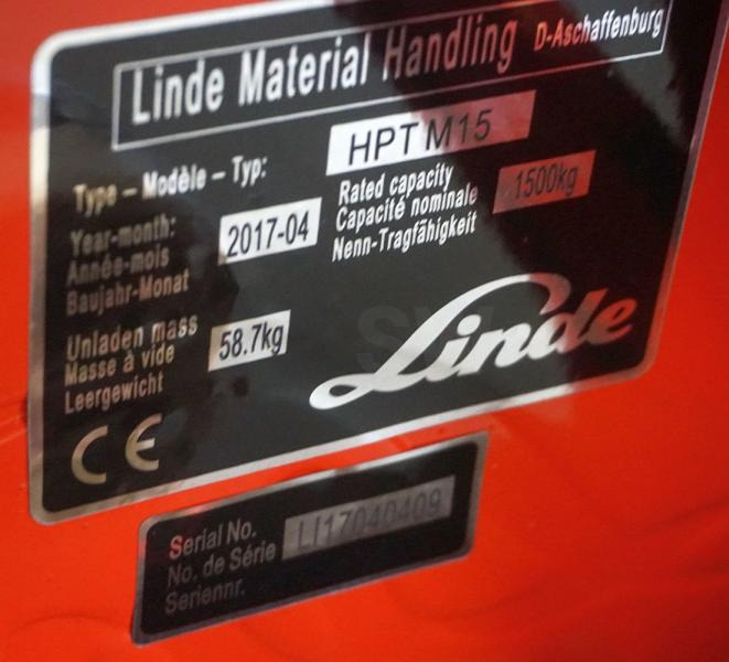 Linde HPT M 15 - Palletwagen: afbeelding 3 Linde HPT M 15 - Palletwagen: afbeelding 3