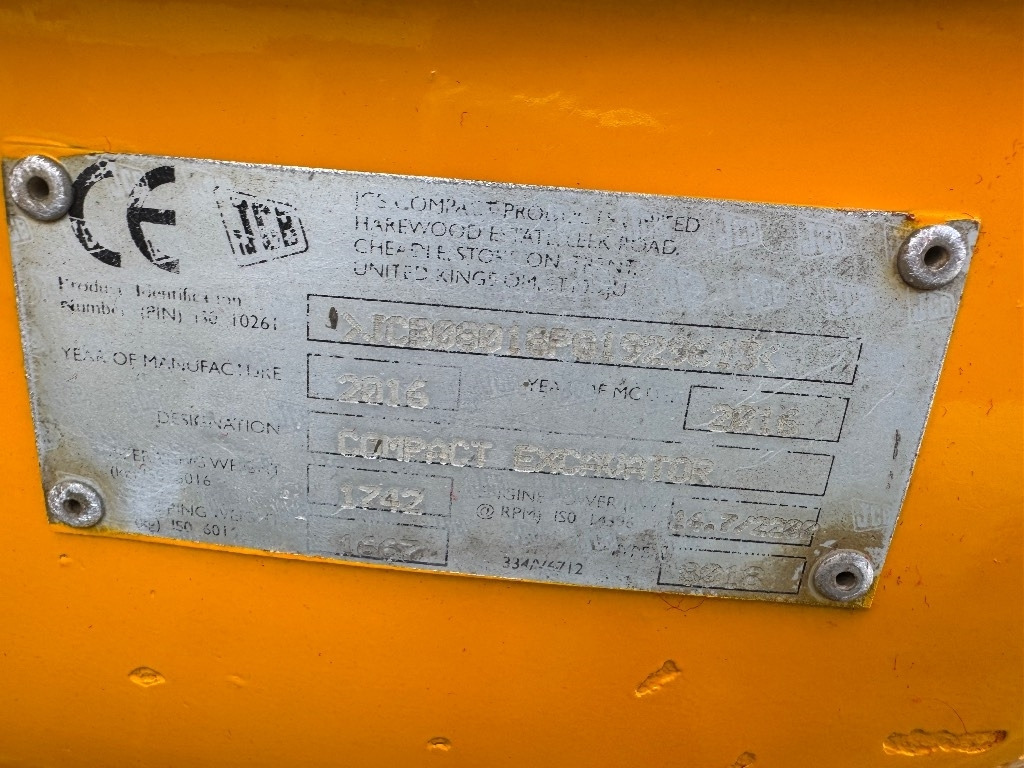 JCB 8018 - Minigraafmachine: afbeelding 5 JCB 8018 - Minigraafmachine: afbeelding 5