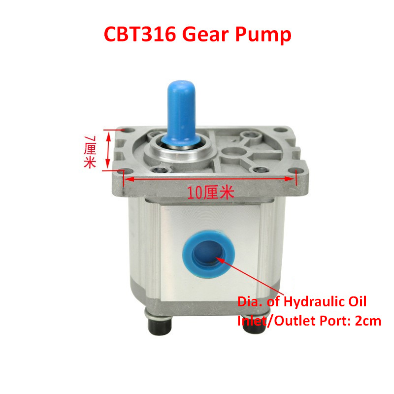 Nieuw Hydraulische pomp voor Wiellader Qingdao Promising Hydraulic Gear Pumps for China Loader: afbeelding 8