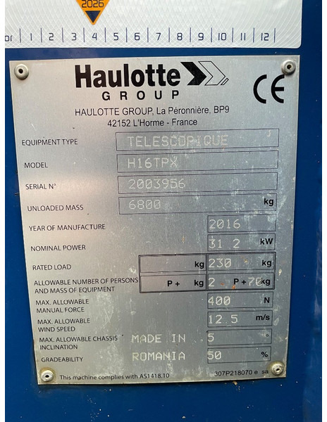Haulotte H 16 TPX - Telescoophoogwerker: afbeelding 3 Haulotte H 16 TPX - Telescoophoogwerker: afbeelding 3