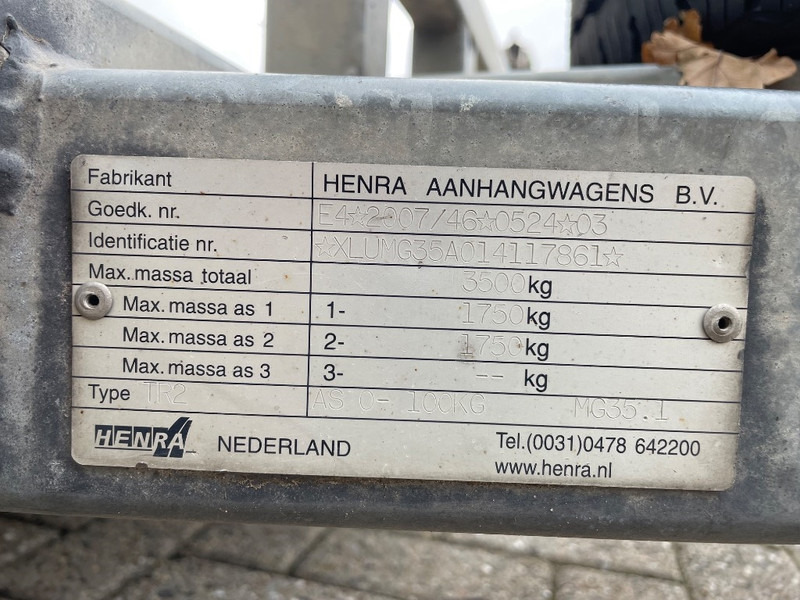 Henra TR2 - Autotransport aanhangwagen: afbeelding 3 Henra TR2 - Autotransport aanhangwagen: afbeelding 3