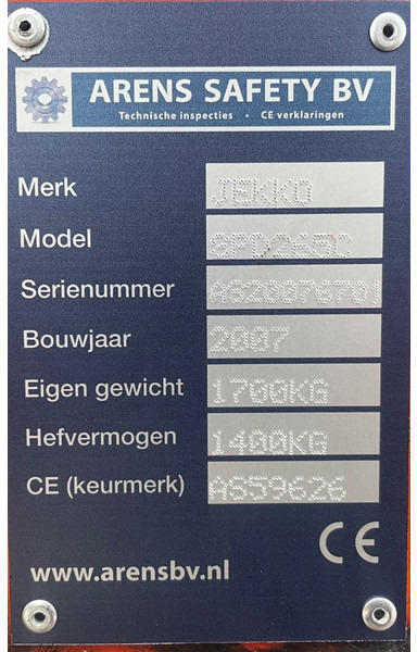 Jekko SPD 265 C - Minikraan: afbeelding 3 Jekko SPD 265 C - Minikraan: afbeelding 3