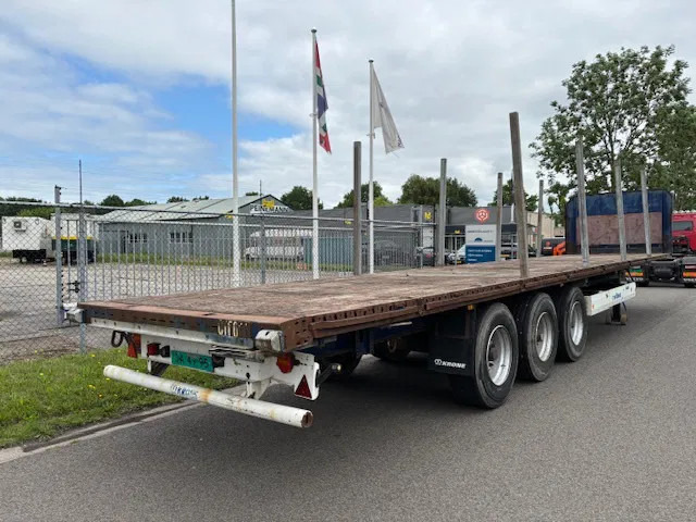 Krone SD Flatbed met rongen 41 ton standard chassis - Open bak met boorden oplegger: afbeelding 4 Krone SD Flatbed met rongen 41 ton standard chassis - Open bak met boorden oplegger: afbeelding 4
