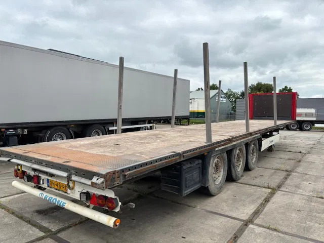 Krone SD Flatbed met rongen 41 ton standard chassis - Open bak met boorden oplegger: afbeelding 5 Krone SD Flatbed met rongen 41 ton standard chassis - Open bak met boorden oplegger: afbeelding 5