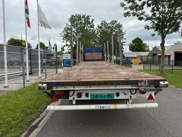 Krone SD Flatbed met rongen 41 ton standard chassis - Open bak met boorden oplegger: afbeelding 5 Krone SD Flatbed met rongen 41 ton standard chassis - Open bak met boorden oplegger: afbeelding 5