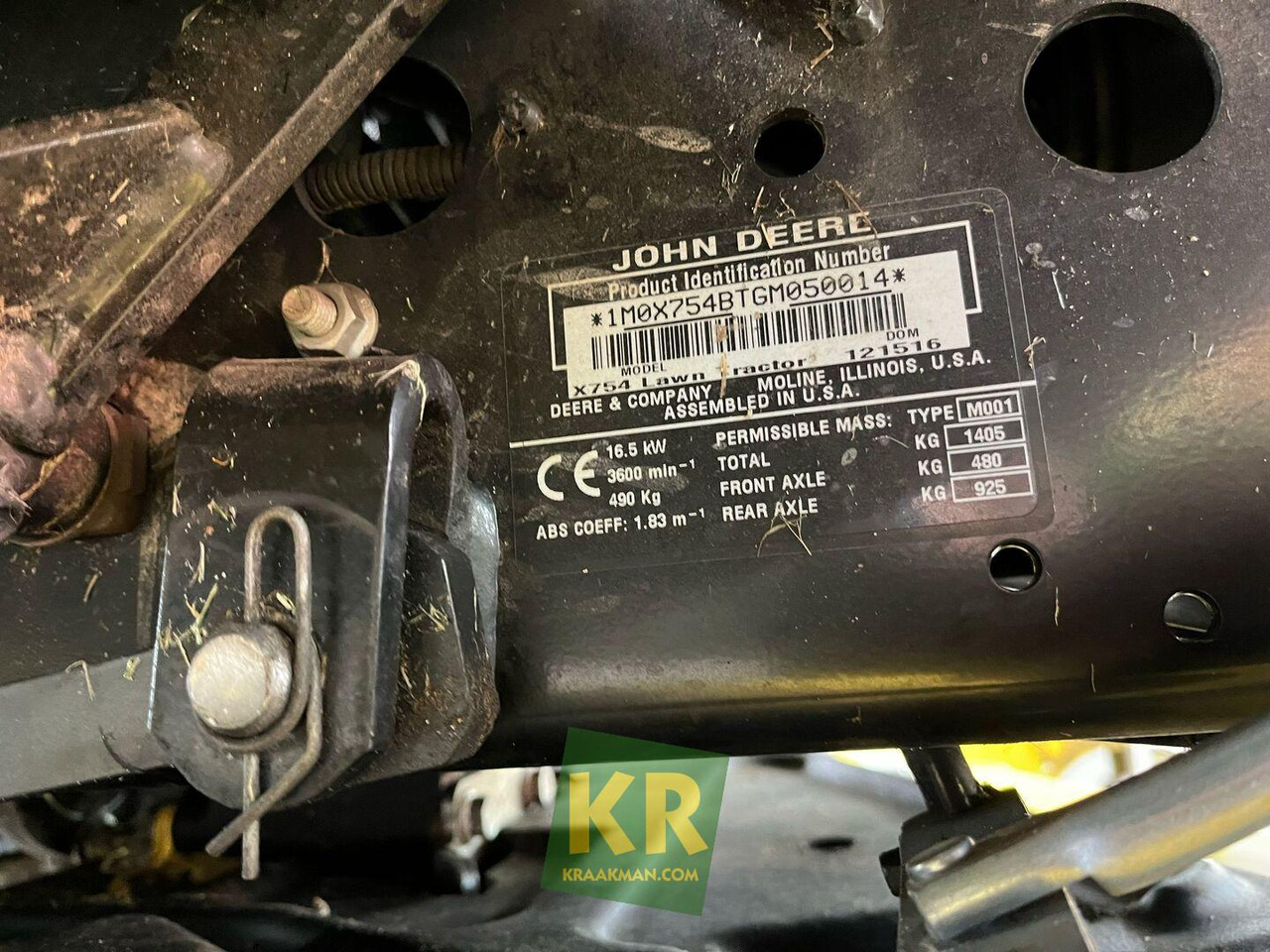 John Deere X754 - Gazonmaaier: afbeelding 1 John Deere X754 - Gazonmaaier: afbeelding 1