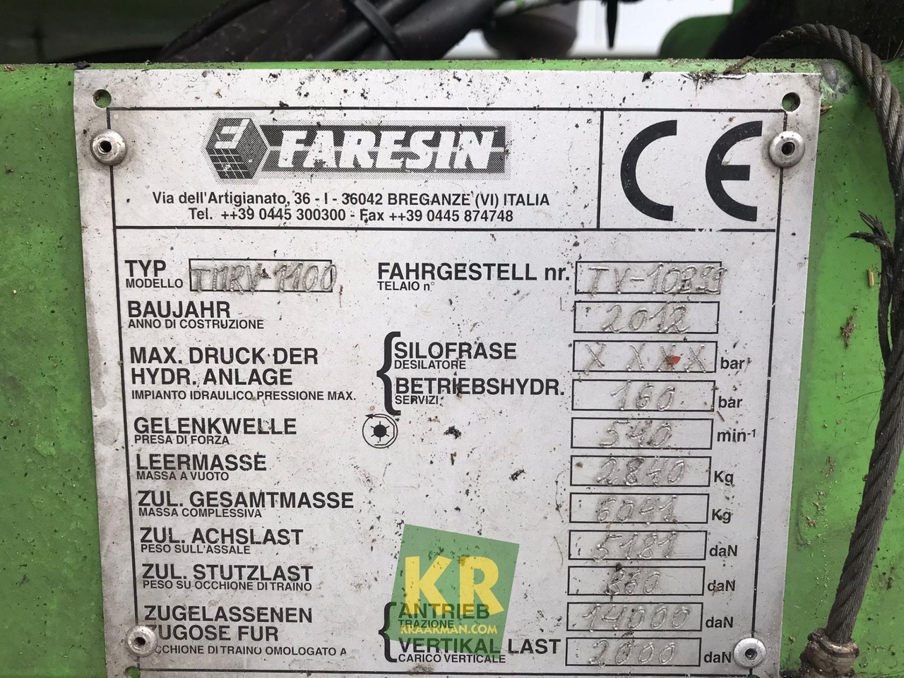 Voermengwagen Overig Faresin: afbeelding 14