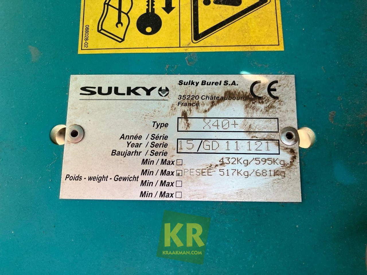 Sulky X40 Kunstmeststrooier - Kunstmeststrooier: afbeelding 5 Sulky X40 Kunstmeststrooier - Kunstmeststrooier: afbeelding 5