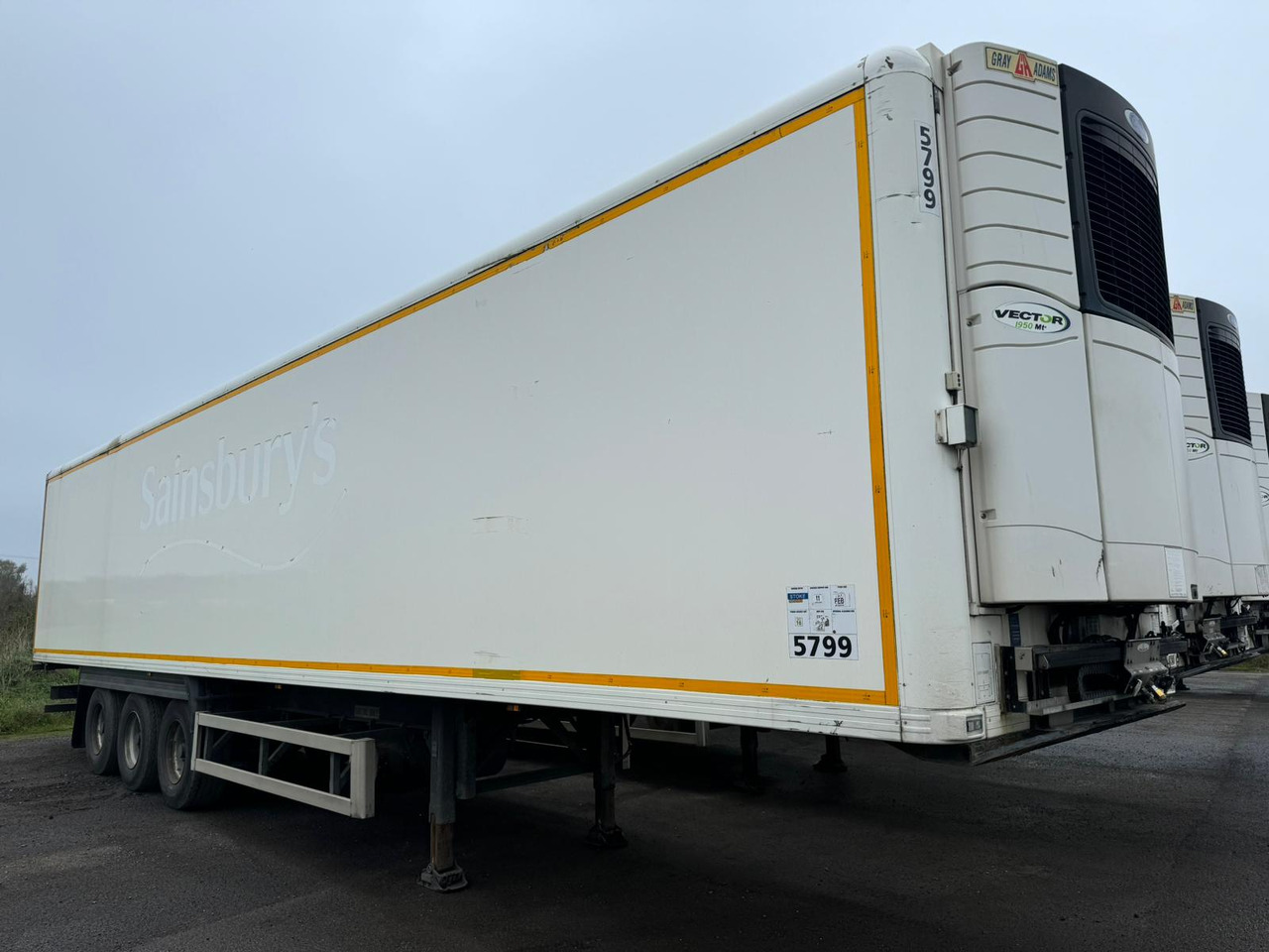 2015 Gray and Adams 13.6m Fridge Trailer - Koelwagen oplegger: afbeelding 2 2015 Gray and Adams 13.6m Fridge Trailer - Koelwagen oplegger: afbeelding 2