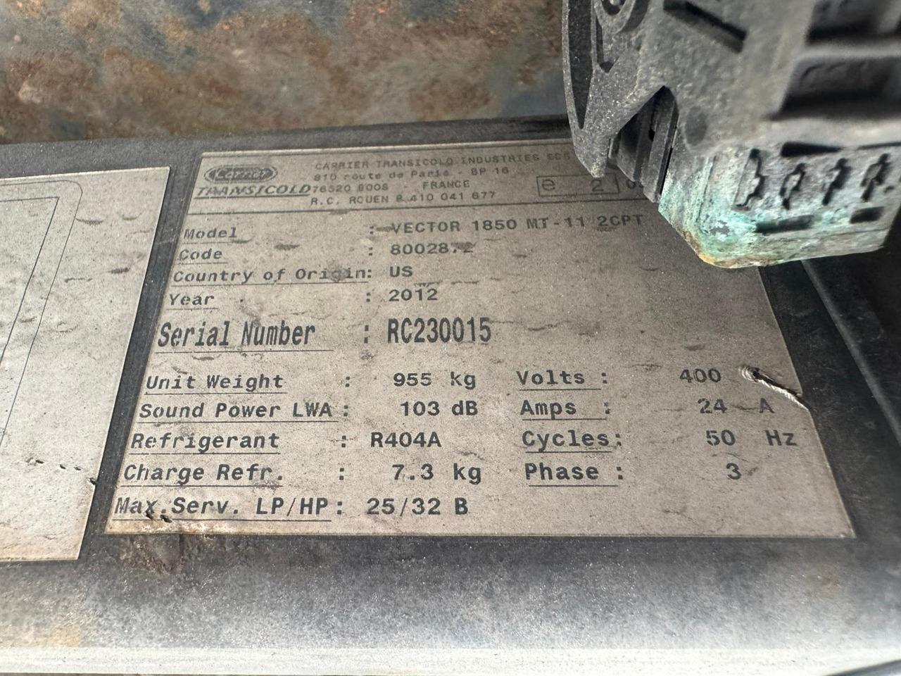 Gray and Adams 2012 Vector 1850 MT – 4832 - Koelwagen oplegger: afbeelding 5 Gray and Adams 2012 Vector 1850 MT – 4832 - Koelwagen oplegger: afbeelding 5