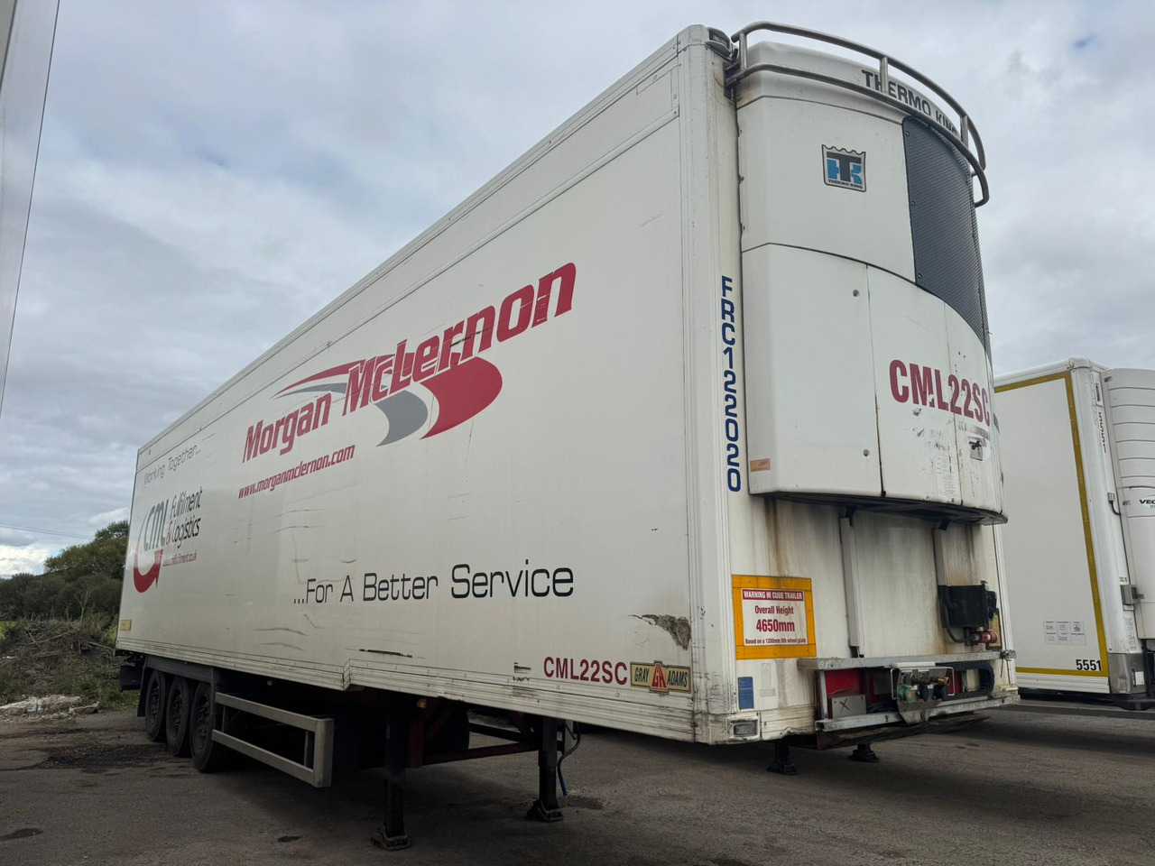 Gray and Adams 2014 SLXe 300 – CML22SC - Koelwagen oplegger: afbeelding 2 Gray and Adams 2014 SLXe 300 – CML22SC - Koelwagen oplegger: afbeelding 2