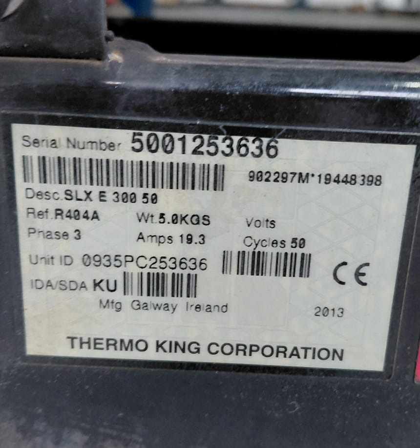 Thermo King SLX300 S/N : 5001253636 - Koelunit: afbeelding 2 Thermo King SLX300 S/N : 5001253636 - Koelunit: afbeelding 2