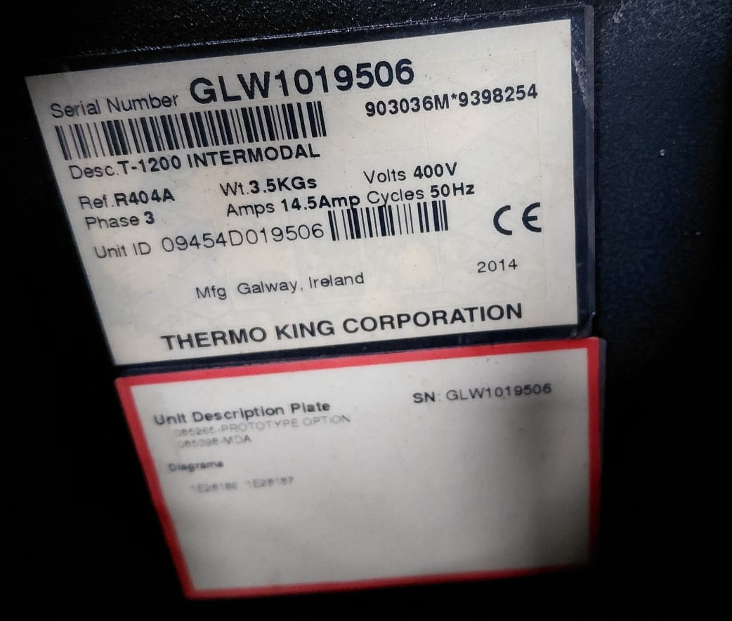 Thermo King T-1200 S/N : GLW1019506 - Koelunit: afbeelding 2 Thermo King T-1200 S/N : GLW1019506 - Koelunit: afbeelding 2