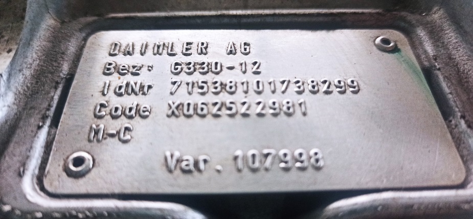 MERCEDES-BENZ G330-12 ACTROS - Versnellingsbak en onderdelen voor Vrachtwagen: afbeelding 4 MERCEDES-BENZ G330-12 ACTROS - Versnellingsbak en onderdelen voor Vrachtwagen: afbeelding 4