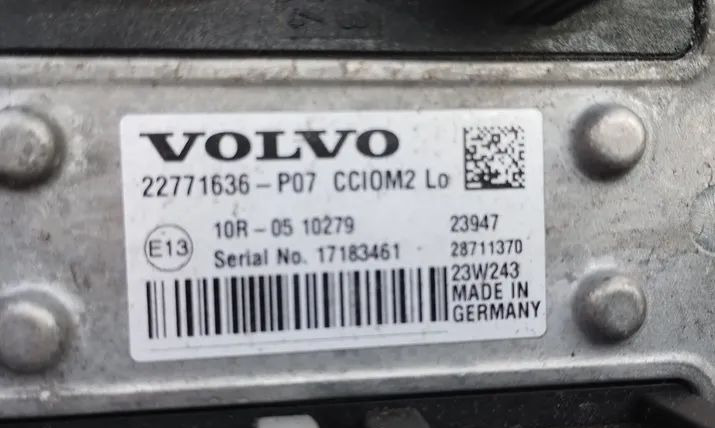 Sterownik Moduł CCIOM2 VOLVO FH 2023 22771636 P07 - Elektrisch systeem voor Vrachtwagen: afbeelding 2 Sterownik Moduł CCIOM2 VOLVO FH 2023 22771636 P07 - Elektrisch systeem voor Vrachtwagen: afbeelding 2