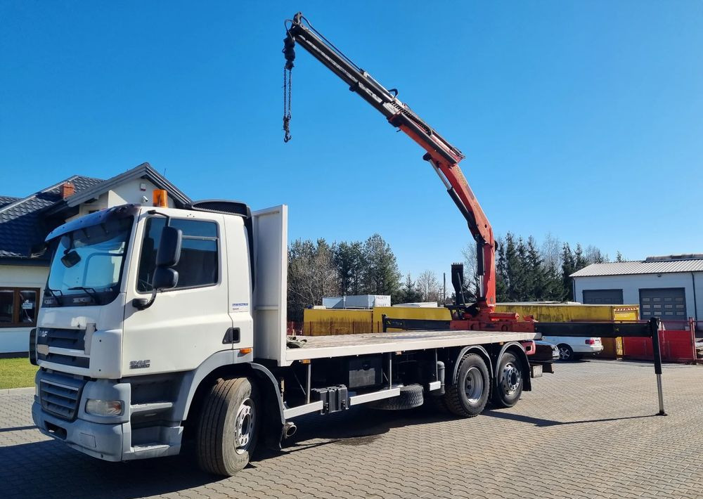 DAF CF 85 360 - Vrachtwagen met open laadbak, Kraanwagen: afbeelding 1 DAF CF 85 360 - Vrachtwagen met open laadbak, Kraanwagen: afbeelding 1