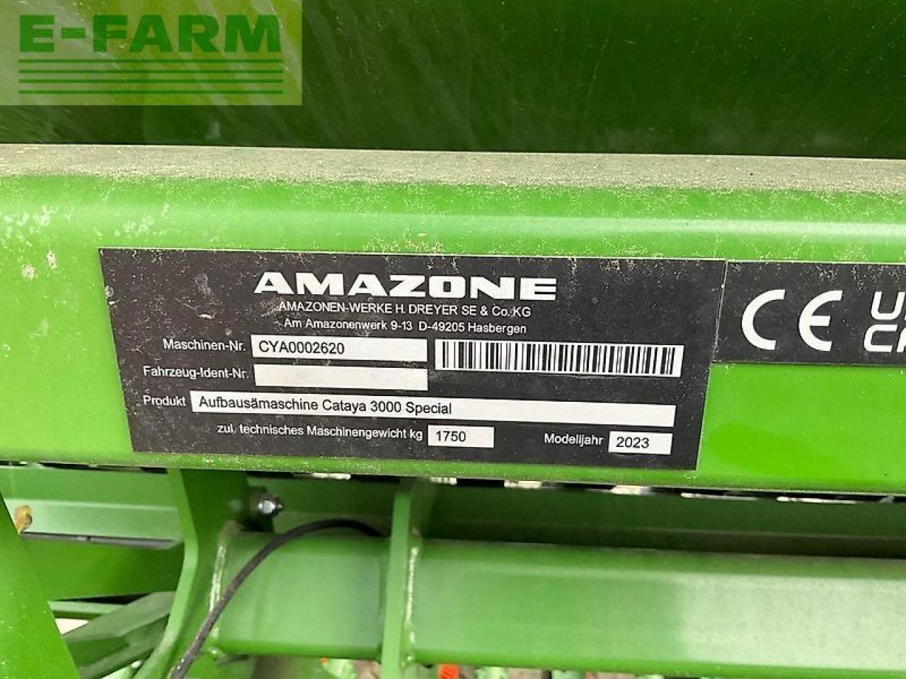 Amazone cataya 3000 special rotec - Zaaimachine: afbeelding 5 Amazone cataya 3000 special rotec - Zaaimachine: afbeelding 5