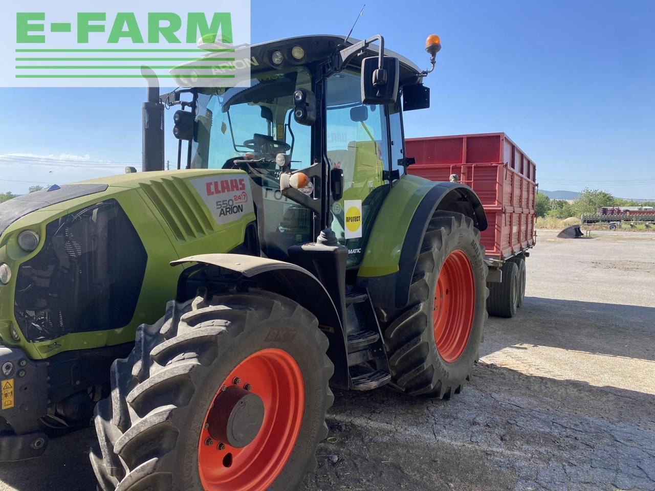 CLAAS ARION 550 CMATIC CMATIC - Tractor: afbeelding 1 CLAAS ARION 550 CMATIC CMATIC - Tractor: afbeelding 1