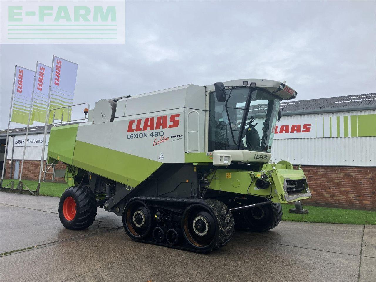 CLAAS LEXION 480 EVOLUTION TT - Maaidorser: afbeelding 1 CLAAS LEXION 480 EVOLUTION TT - Maaidorser: afbeelding 1