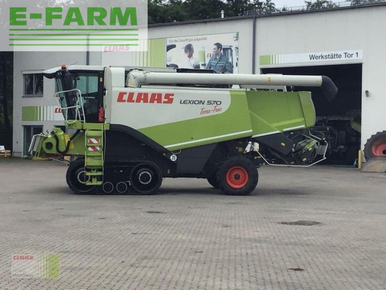 CLAAS lexion 570tt mit v750+tw - Maaidorser: afbeelding 1 CLAAS lexion 570tt mit v750+tw - Maaidorser: afbeelding 1