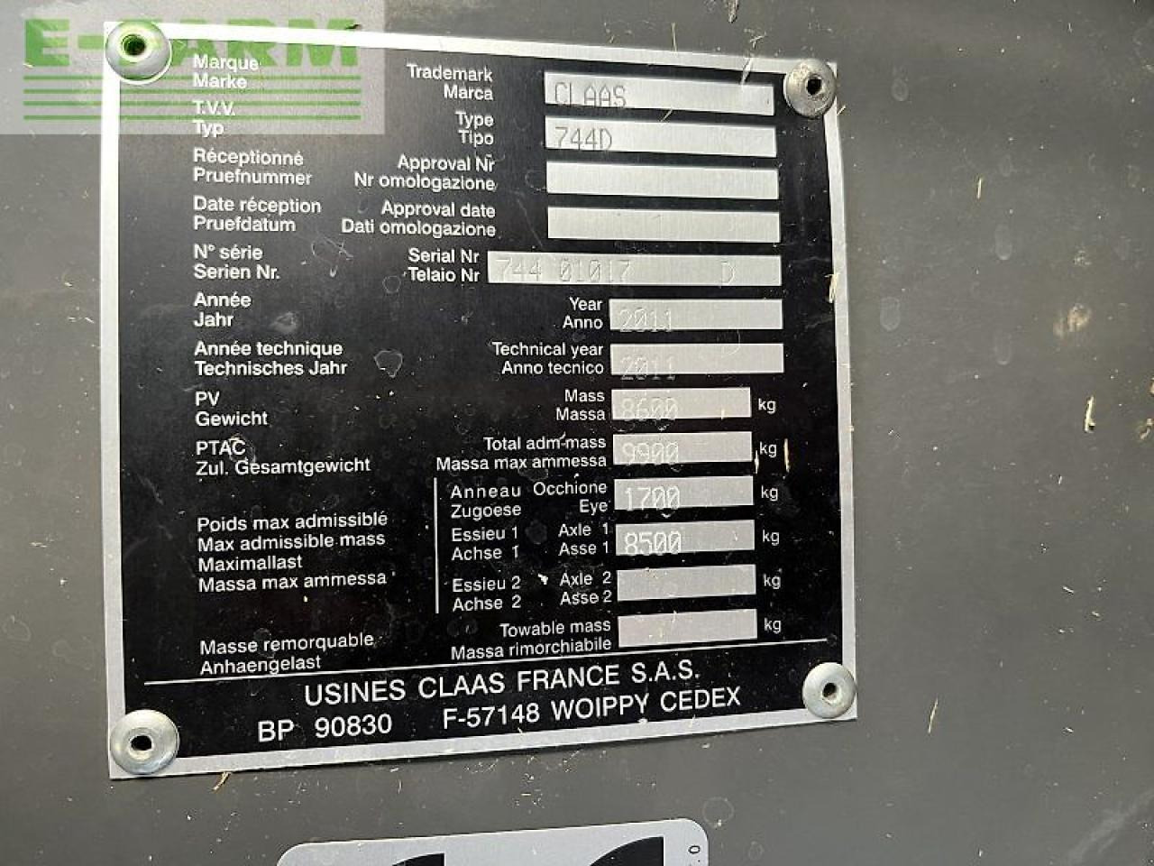 CLAAS quadrant 3200 rc tandem mit krassort vorbauhäcksler - Vierkante balenpers: afbeelding 4 CLAAS quadrant 3200 rc tandem mit krassort vorbauhäcksler - Vierkante balenpers: afbeelding 4