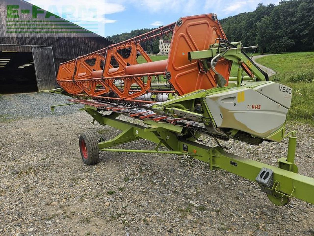 CLAAS v540 vario + transportwagen - Graanmaaibord: afbeelding 3 CLAAS v540 vario + transportwagen - Graanmaaibord: afbeelding 3