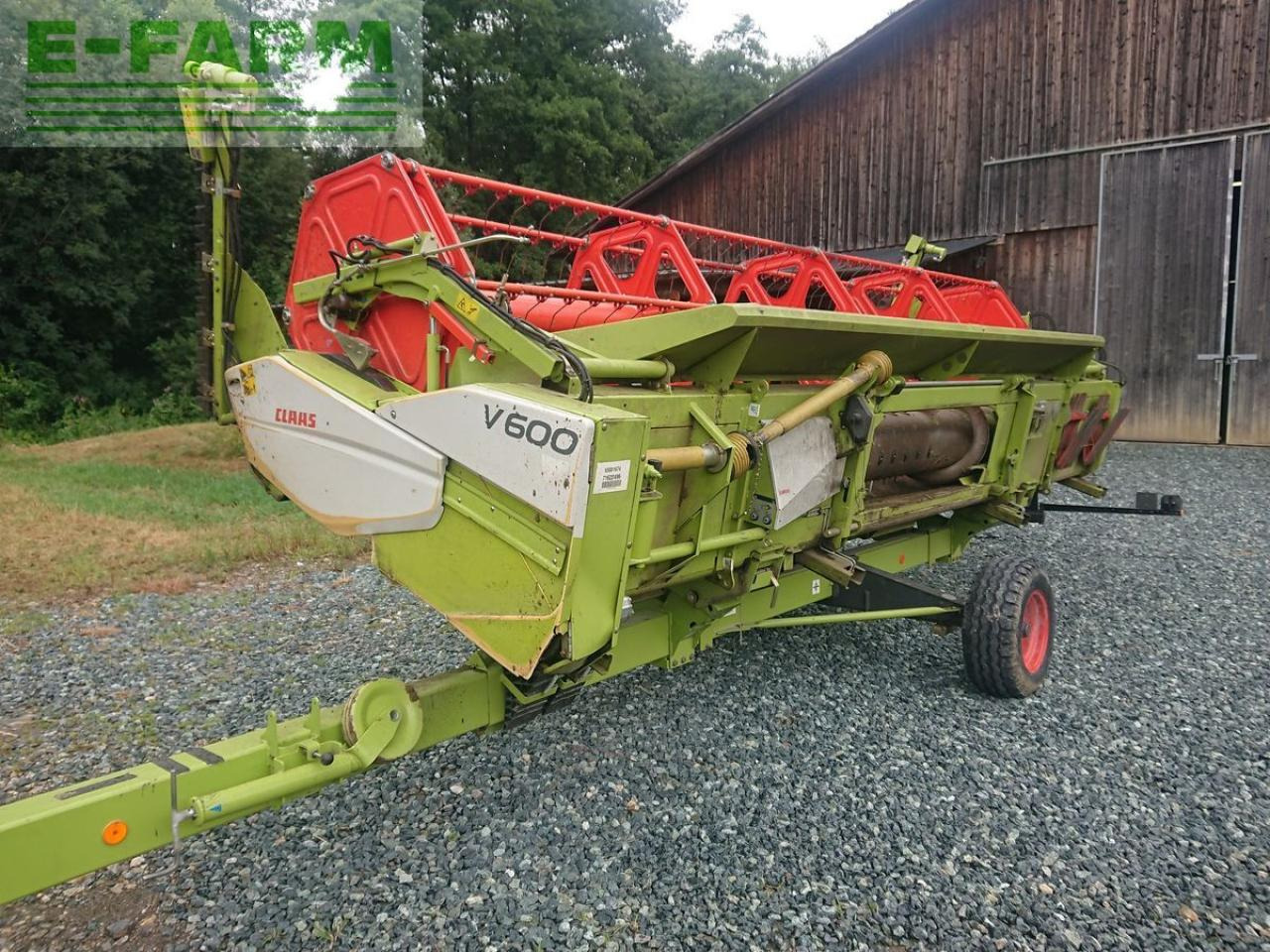 CLAAS v600 vario + raps - Graanmaaibord: afbeelding 1 CLAAS v600 vario + raps - Graanmaaibord: afbeelding 1