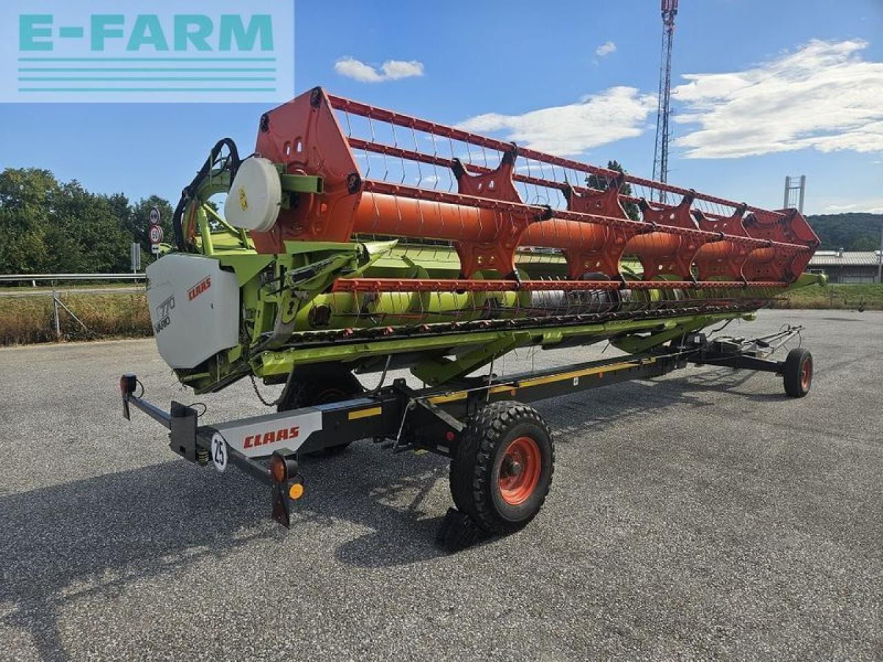 CLAAS vario 770 + rapstrenner + transportwagen - Graanmaaibord: afbeelding 5 CLAAS vario 770 + rapstrenner + transportwagen - Graanmaaibord: afbeelding 5