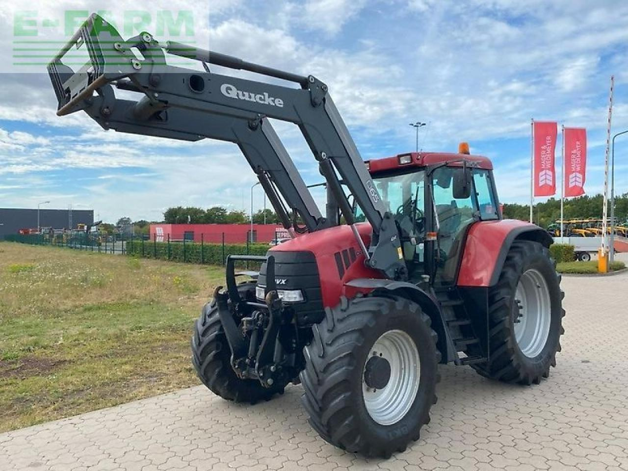 Case-IH cvx 150 mit frontlader - Tractor: afbeelding 1 Case-IH cvx 150 mit frontlader - Tractor: afbeelding 1