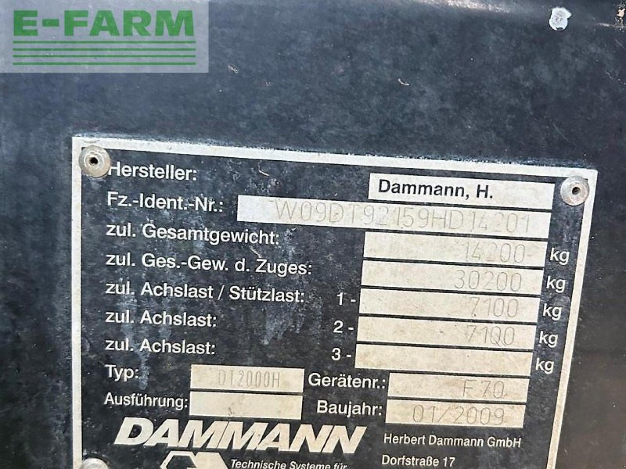 Getrokken veldspuit Dammann dtp 5000 profi-claas: afbeelding 21