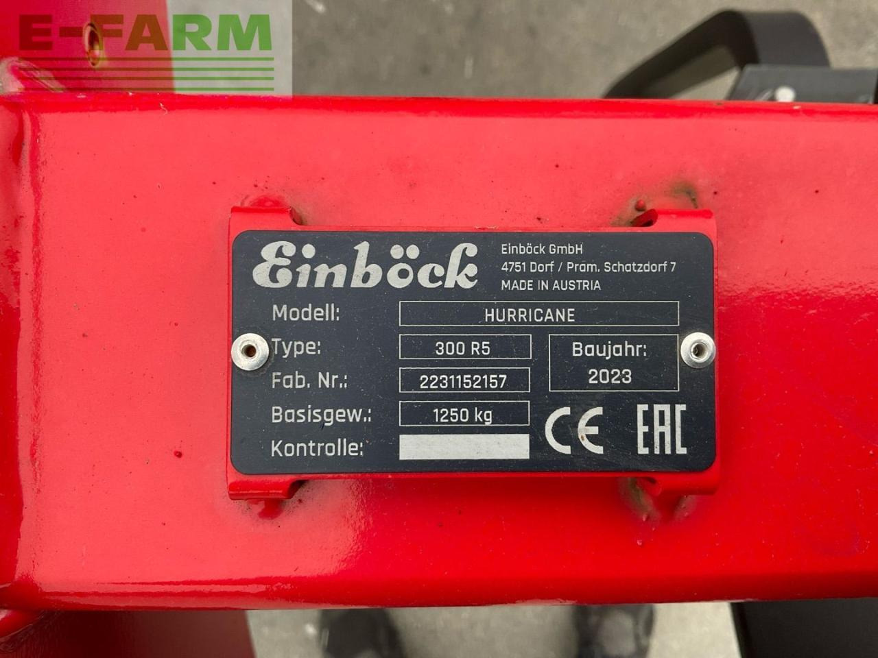 Cultivator Einböck Hurricane 300 R: afbeelding 9
