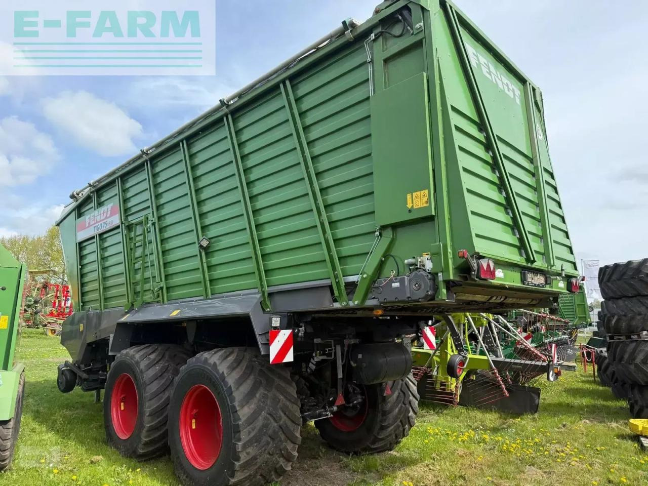 Fendt tigo 75 vr mit 800-er bereifung, laderaumabdeckung und dosierwalzen - Opraapwagen: afbeelding 2 Fendt tigo 75 vr mit 800-er bereifung, laderaumabdeckung und dosierwalzen - Opraapwagen: afbeelding 2