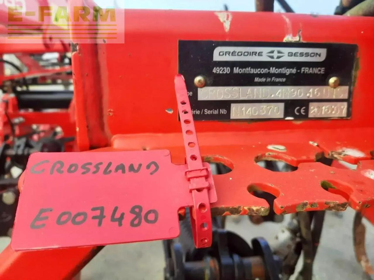Cultivator Gregoire Besson crossland 60: afbeelding 8