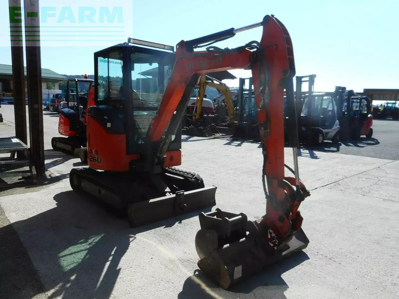 Hitachi zx26u-6 ( 2.740kg ) powertilt u. hydr. sw - Minigraafmachine: afbeelding 5 Hitachi zx26u-6 ( 2.740kg ) powertilt u. hydr. sw - Minigraafmachine: afbeelding 5