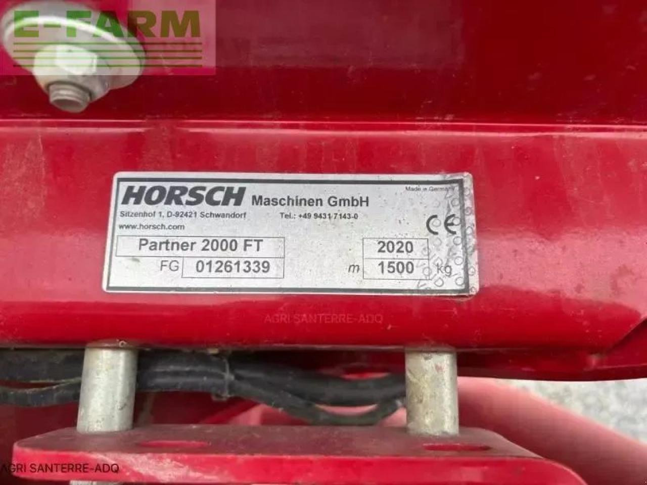 Horsch partner 2000 ft - Zaaicombinatie: afbeelding 5 Horsch partner 2000 ft - Zaaicombinatie: afbeelding 5