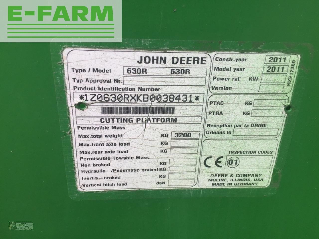 John Deere 630r mit sonnenblumenvorsatz - Tractor: afbeelding 5 John Deere 630r mit sonnenblumenvorsatz - Tractor: afbeelding 5