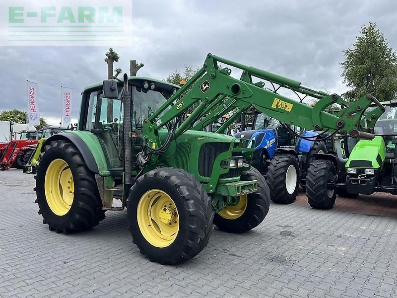 John Deere 6420 tls + john deere 651 - Tractor: afbeelding 4 John Deere 6420 tls + john deere 651 - Tractor: afbeelding 4