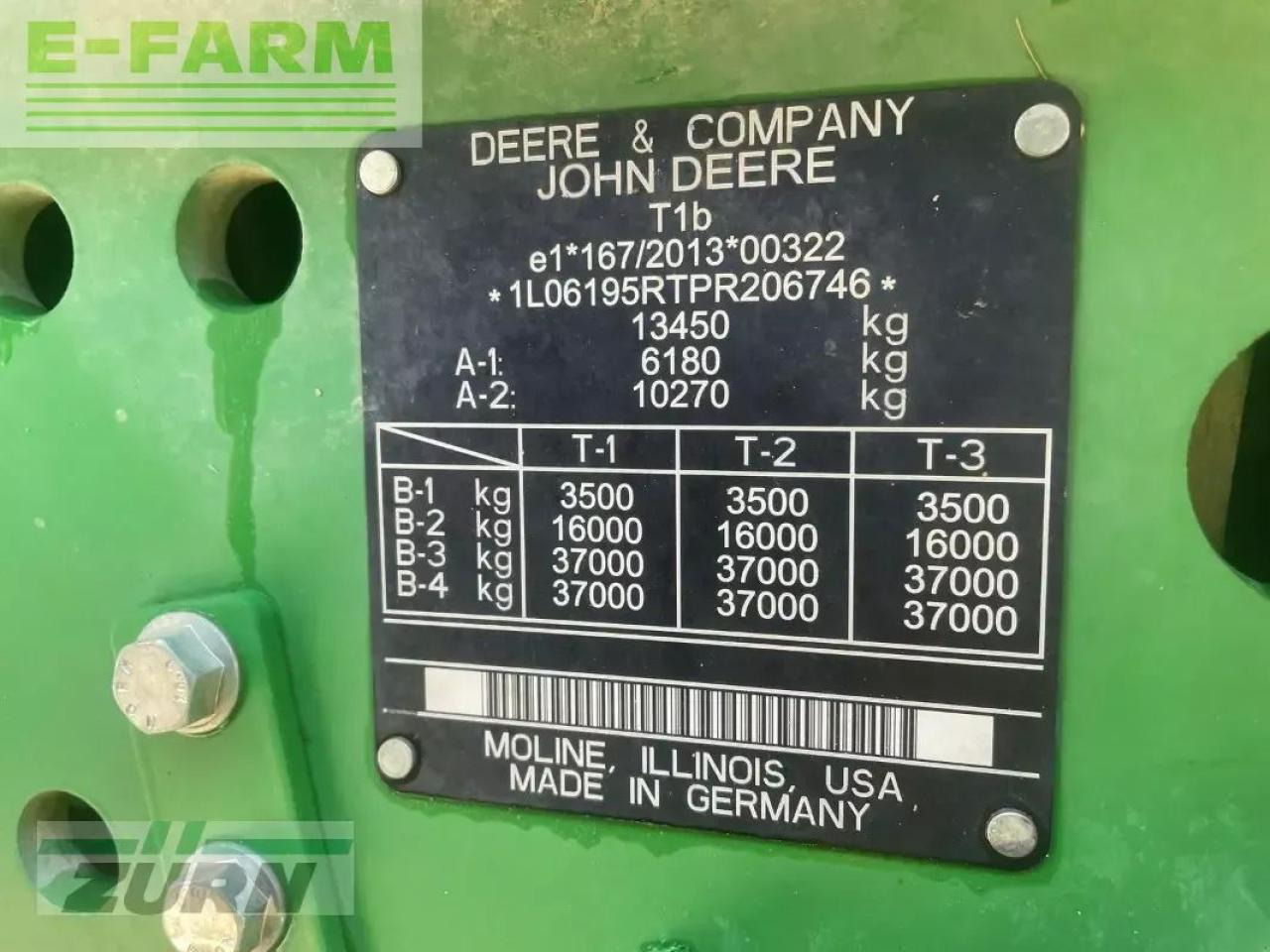 John Deere 6r195 / 6r 195 - Tractor: afbeelding 5 John Deere 6r195 / 6r 195 - Tractor: afbeelding 5
