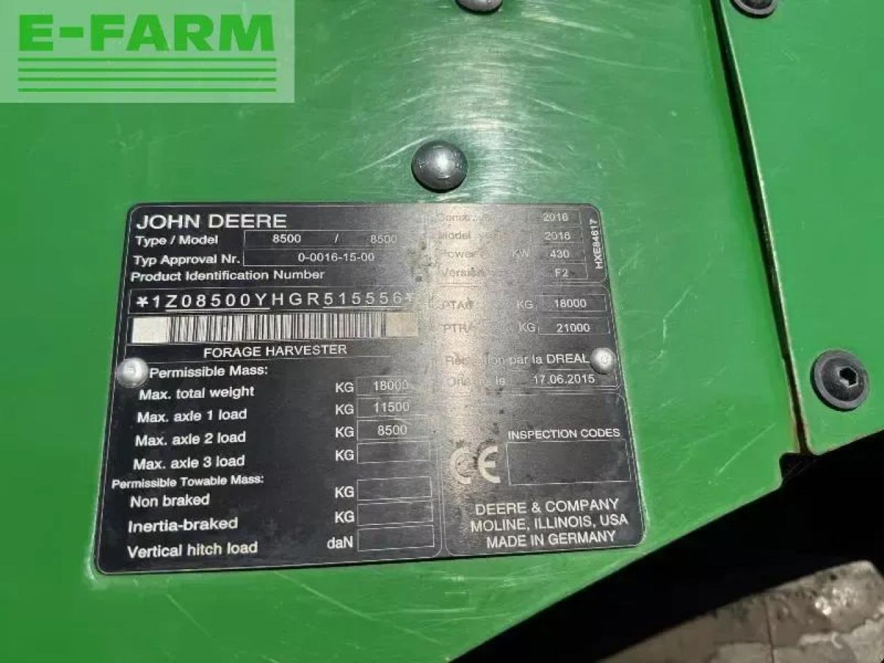 John Deere 8500 - Hakselaar: afbeelding 4 John Deere 8500 - Hakselaar: afbeelding 4