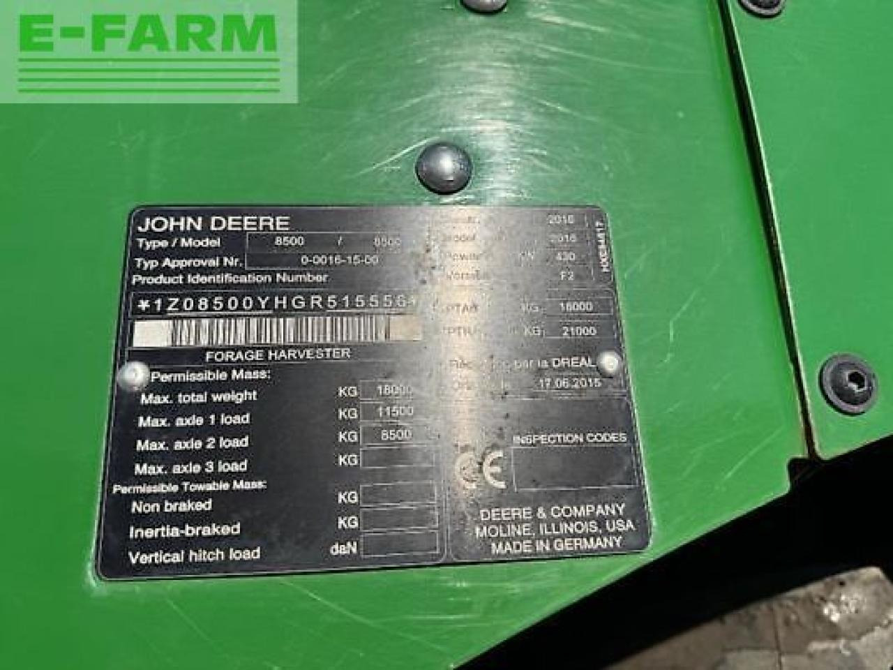 John Deere 8500 - Hakselaar: afbeelding 4 John Deere 8500 - Hakselaar: afbeelding 4