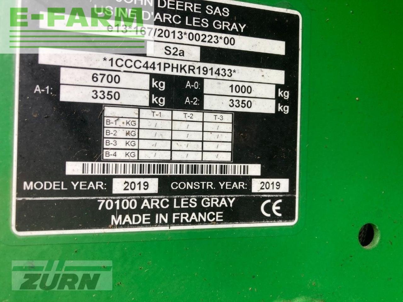 John Deere c441r - Vierkante balenpers: afbeelding 5 John Deere c441r - Vierkante balenpers: afbeelding 5