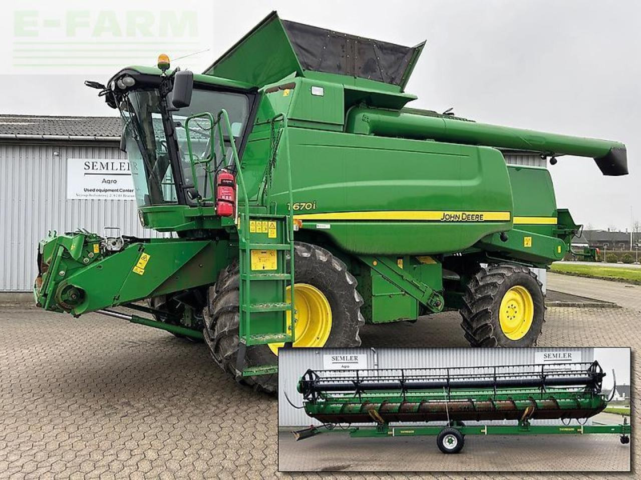 John Deere t670 - Maaidorser: afbeelding 1 John Deere t670 - Maaidorser: afbeelding 1