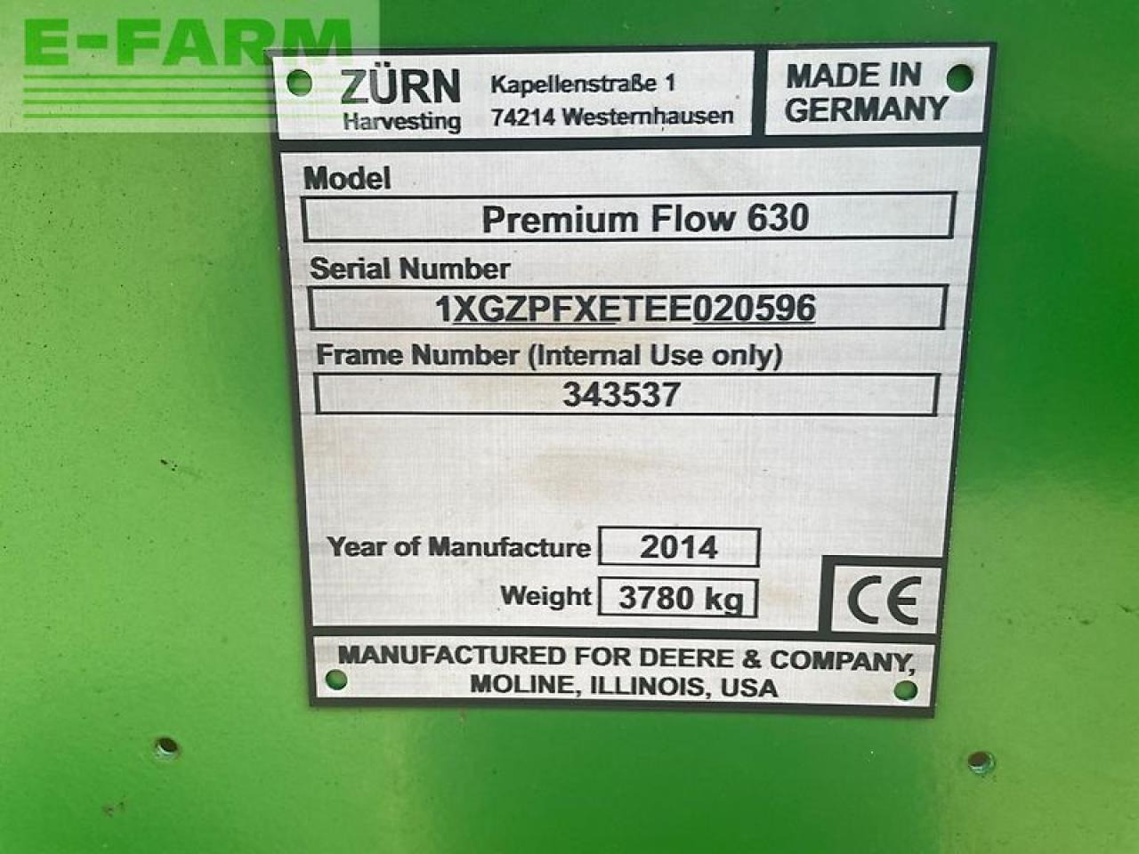 John Deere t670i - Maaidorser: afbeelding 3 John Deere t670i - Maaidorser: afbeelding 3